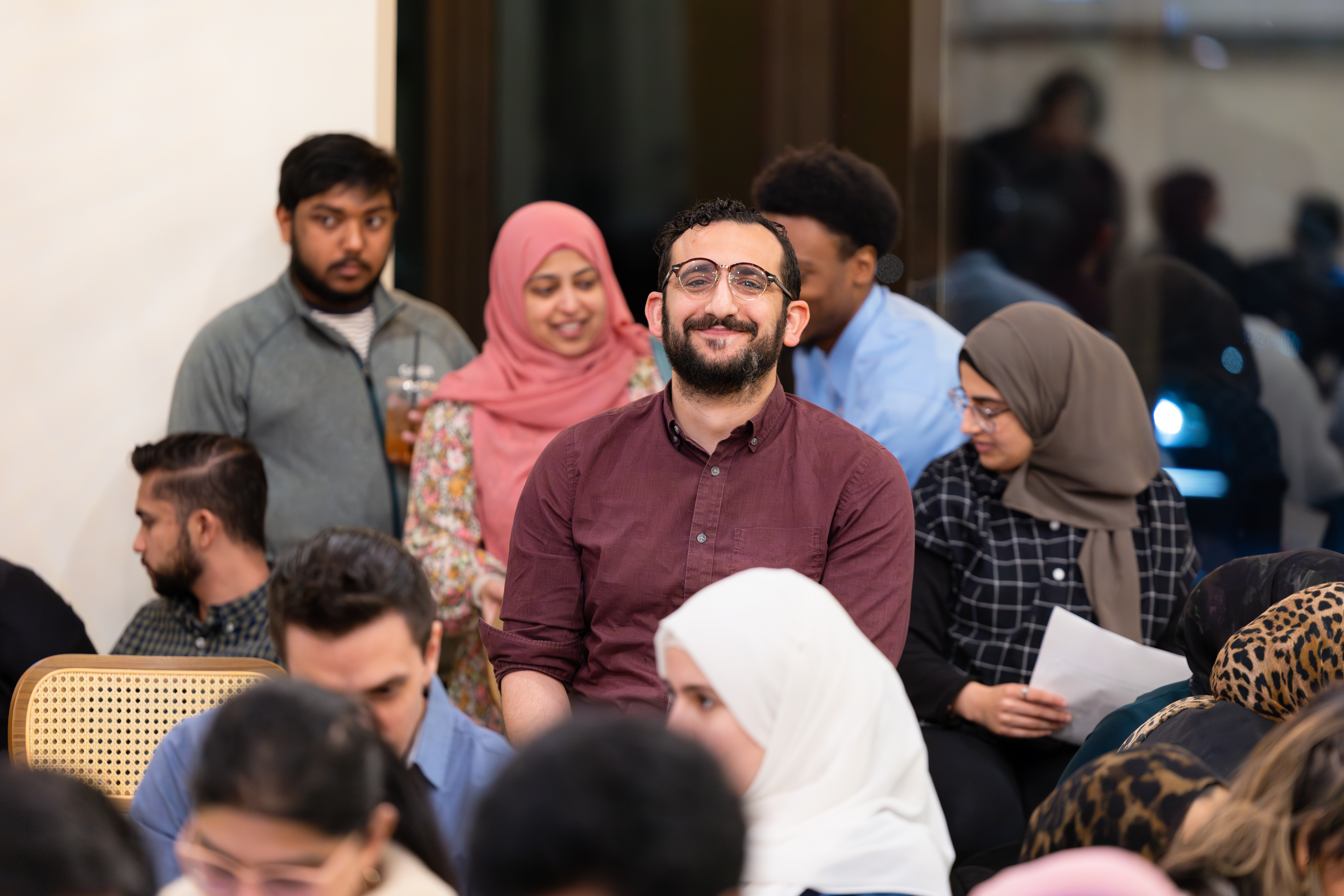 Nuun speaker and attendees during an event
