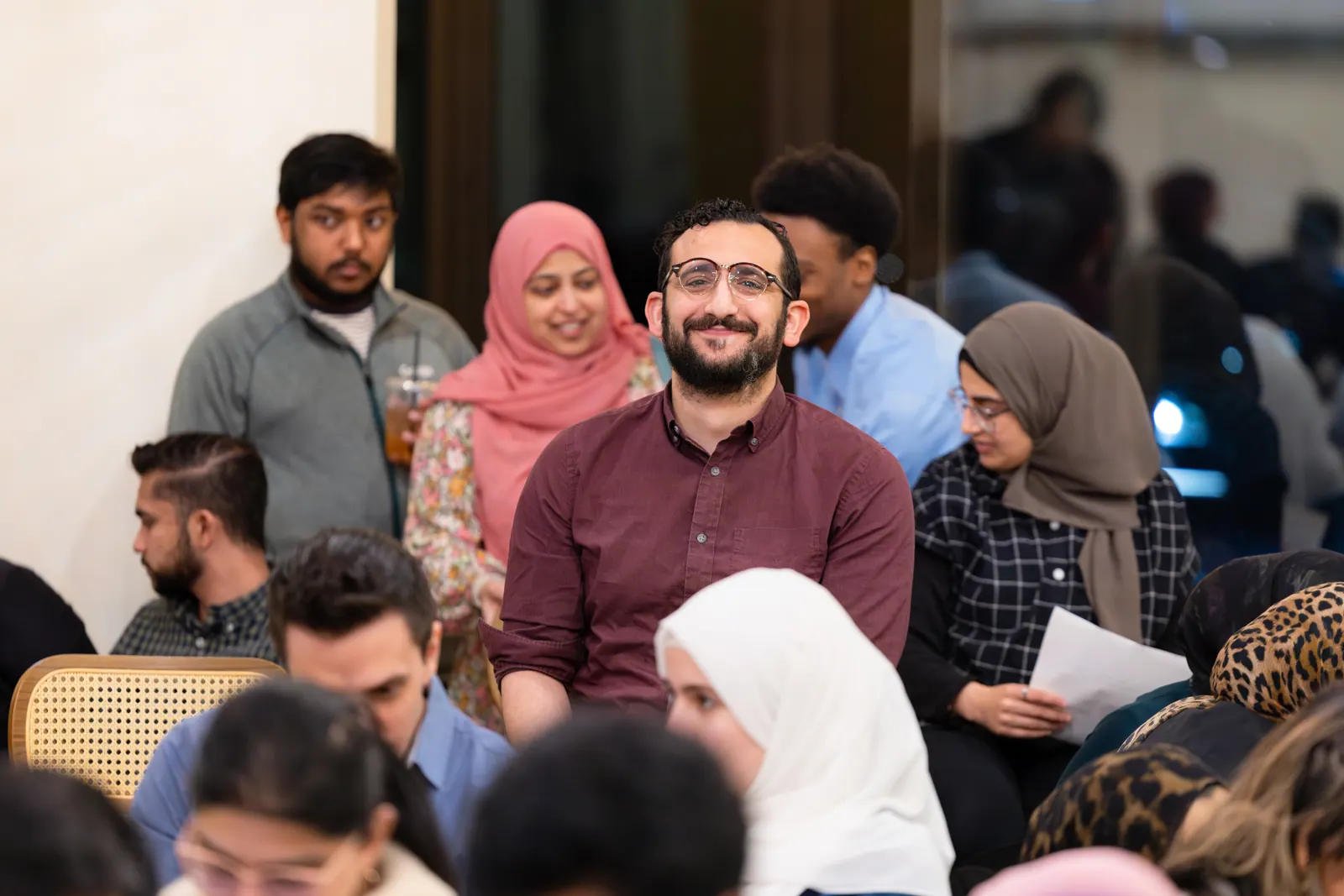 Nuun speaker and attendees during an event